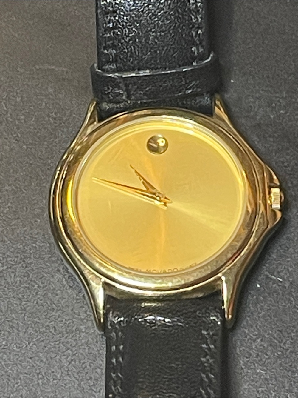 Movado Museum Classic Champagne Gold Dial Watch 87-E4-0863
